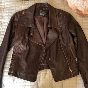 NWOT Blanc Noir leather jacket